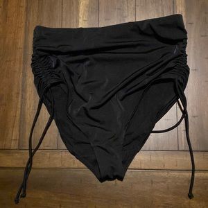 Cacique Size 16 Black Bikini Swim Bottoms